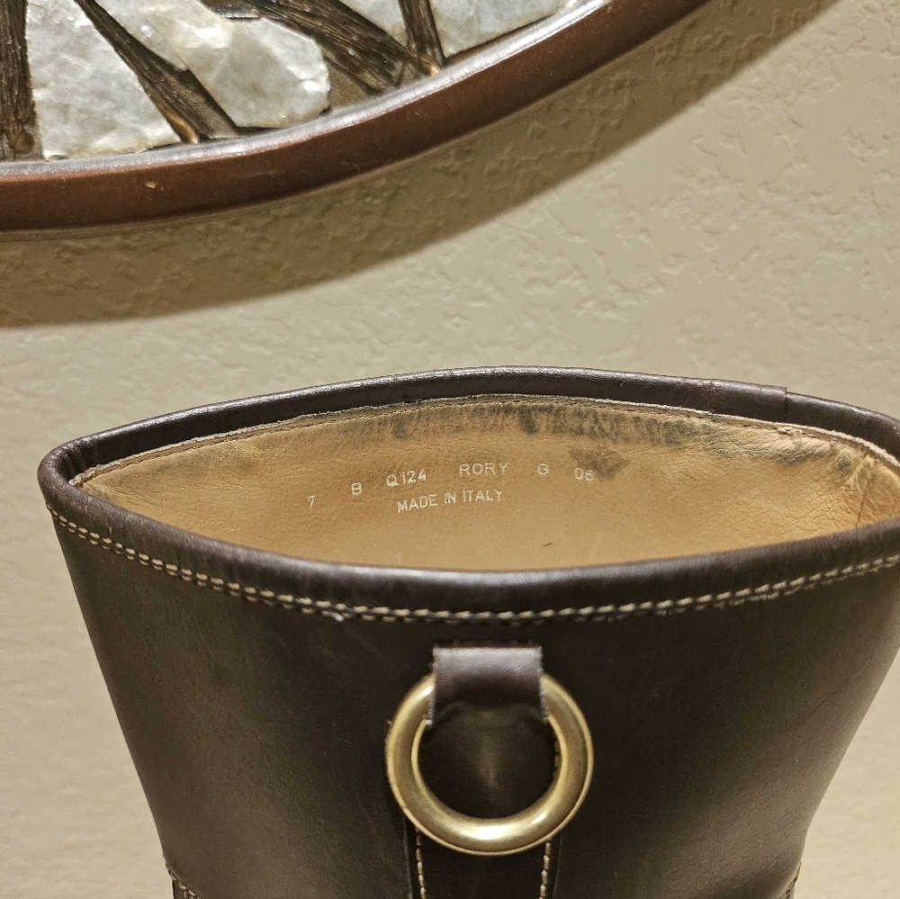 Authenic Coach Boots, Size 7, Made in Italy Pull Up Boots - Picture 7 of 7